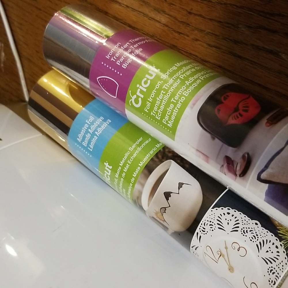 Cricut iron on and adhesive vinyl